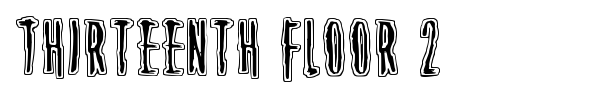 Thirteenth Floor 2 font preview